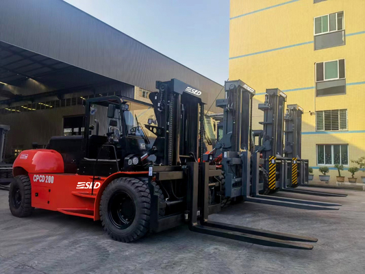 Duży 18 ton 20 ton ciężki wózek widłowy dla branży wynajmu transportu