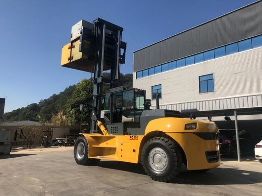 Zamknięta kabina A / C Diesel Heavy Lift Forklift Joystick Sterowanie 25000kg 30000kg
