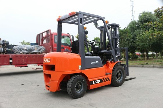 2 etap / 3 etap 1070x120x40mm Wózek widłowy 2,5 tony Diesel Wózek widłowy