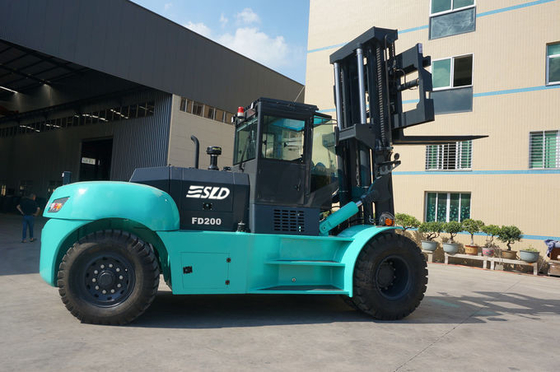 20 Ton 25 Ton Box Typ Maszt Heavy Lift Wózek widłowy na plac logistyczny