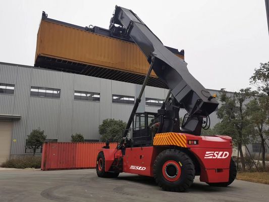Terminal Yard Stacking Container Reach Stacker 45tons z silnikiem Cummins QSM11-330