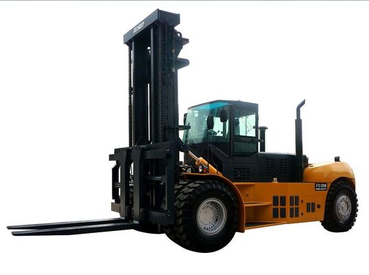 Złączony kabina klimatyzacyjna Diesel ciężki wózek widłowy do przenoszenia ciężkich materiałów