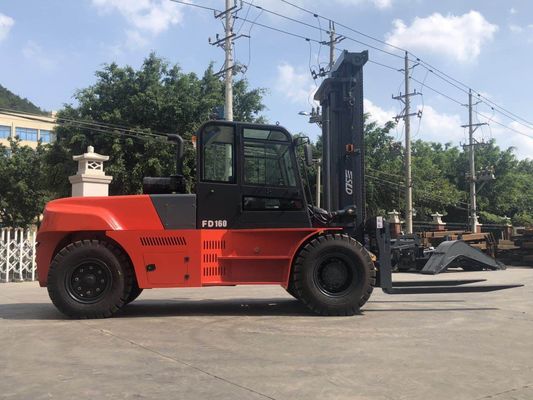 Przemysłowy hydrauliczny FD160 35k Podnoszenie mocy Ciężki wózek widłowy