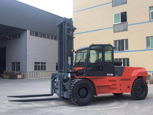 Przemysłowy hydrauliczny FD160 35k Podnoszenie mocy Ciężki wózek widłowy