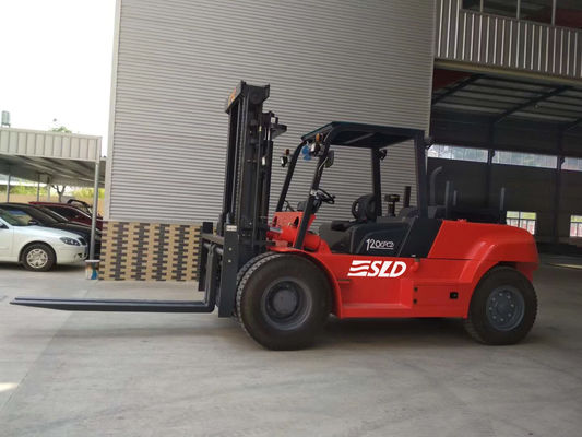 FD120 3000 mm Podnoszenie masztu 12000 kg 12 ton Ciężki wózek widłowy