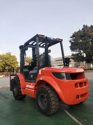 3m 8000 funtów 8k 3,5T 3500kgs 4WD 4X4 Terenowy wózek widłowy