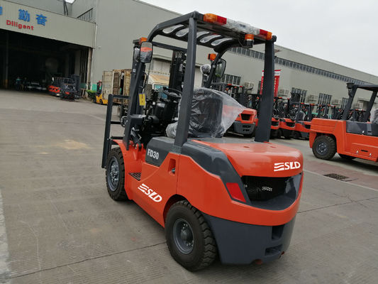 3m FD30 3000kg Diesel 3-tonowy wózek widłowy z przesuwem bocznym