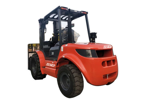 3m 8000 funtów 8k 3,5T 3500kgs 4WD 4X4 Terenowy wózek widłowy