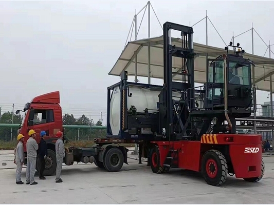 Wózek do pustego kontenera silnika CUMMINS z ładunkiem 8000 kg